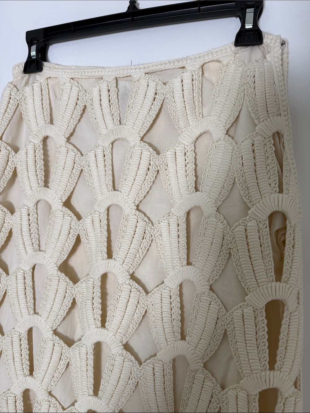 H&M Crochet Maxi Skirt in Cream - Picture 4 of 7